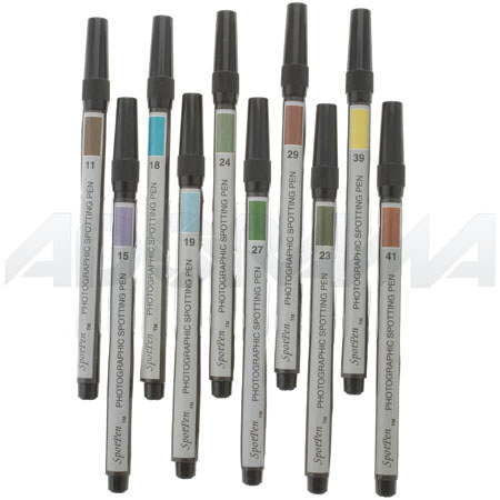 SpotPen Color Print Retouching Pen Set #2, Set of 10