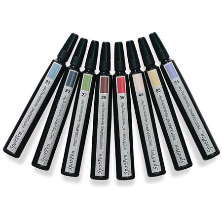 SpotPen Hand Coloring Pen Set #2 for B / W Prints