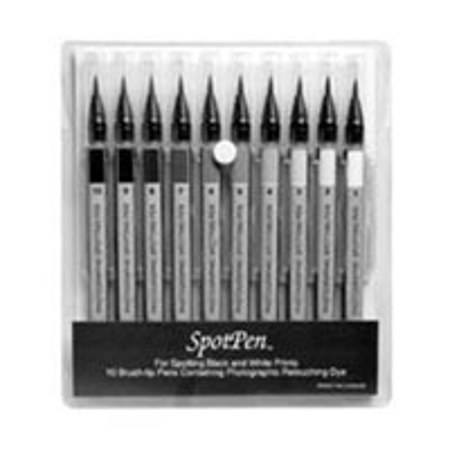 SpotPen Warm Tone B/W Print Retouching Pen, Set of 10