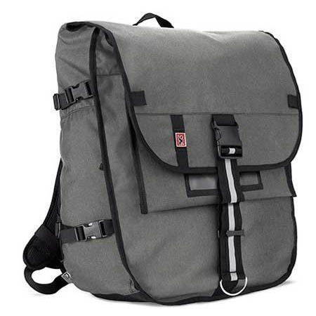 Chrome Warsaw 2.0 Extra Large Messenger Backpack Grey