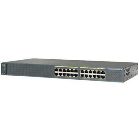 Cisco Catalyst 2960 24-Port Ethernet Switch, 10/100 LAN Lite Image Software