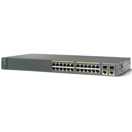 Cisco Catalyst 2960 24-Port 10/100 + 2 Port Ethernet Switch