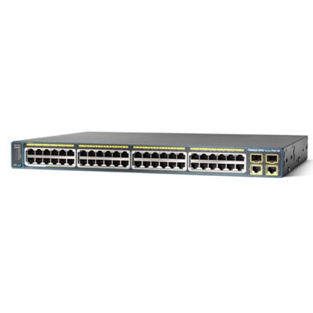 Cisco Catalyst 2960 48-Port 10/100-1000BT Ethernet Switch, 2 SFP LAN Base