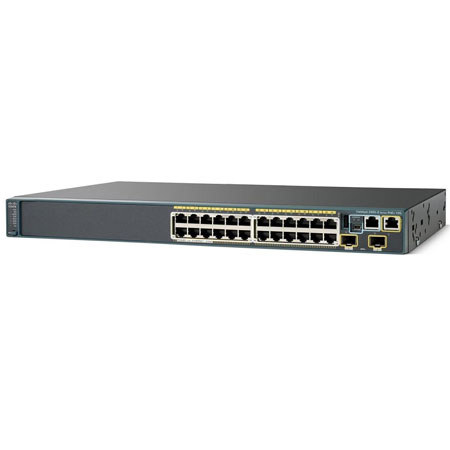 Cisco Catalyst 2960S 24-Port GIGA PoE 370W Ethernet Switch, 2 x 10G SFP