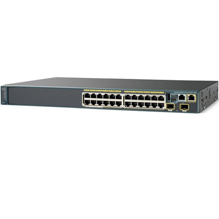 Cisco Catalyst 2960S 24-Port GIGE Ethernet Switch, 2 x 10G SFP+ LAN Base
