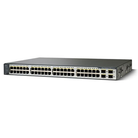 Cisco Catalyst 3750V2 48 Port 10/100 Ethernet Switch, 4 SFP Standard Image