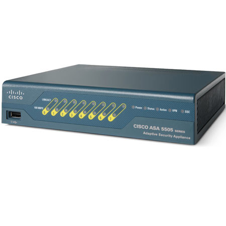 Cisco ASA 5505 SSL/IPsec VPN Adaptive Security Appliance