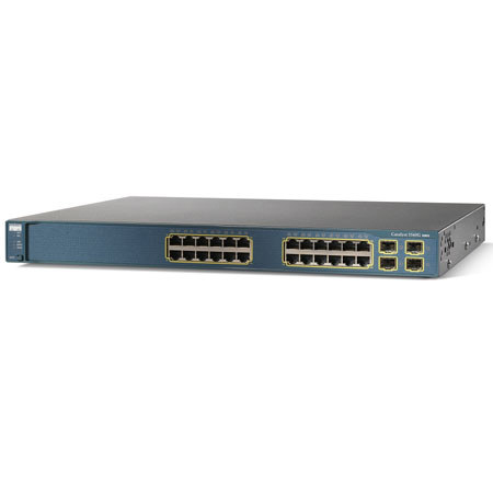 Cisco Catalyst 3560 24 Ports Ethernet Switch, 4 SFP Enhanced Image