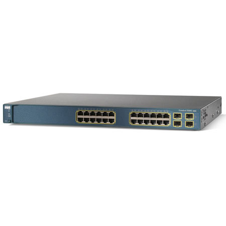 Cisco Catalyst 3560 24 Ports Ethernet Switch, 4 SFP Standard Image