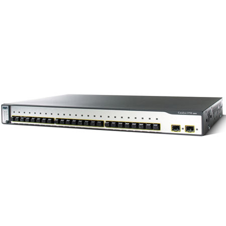 Cisco Catalyst 3750 24 Ports Ethernet Switch with 100Base-FX