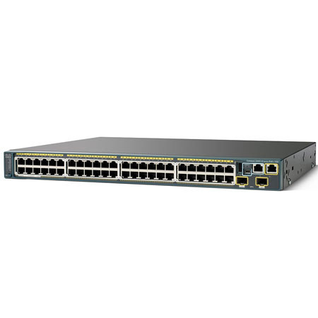 Cisco Catalyst 2960S 48-Port Gige PoE 740W Ethernet Switch, 2 x 10G SFP