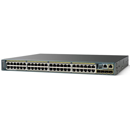 Cisco Catalyst 2960S 48-Port Gige PoE Ethernet Switch, 4 x SFP LAN