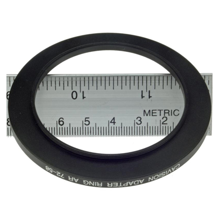 Cavision 58 to 72mm Step-Up Ring for Clamp-On Matte Box on Lens