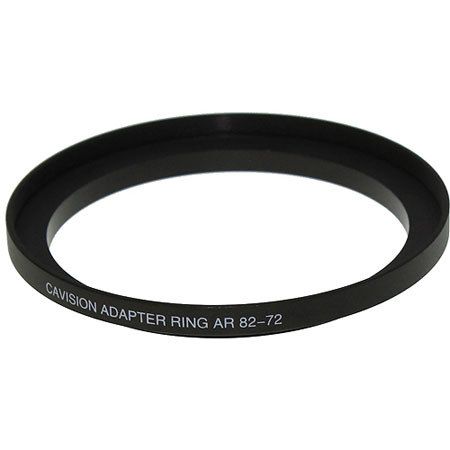Cavision Thin Step-Up Ring, Front 82mm Thread (85mm OD), Rear 72mm Thread