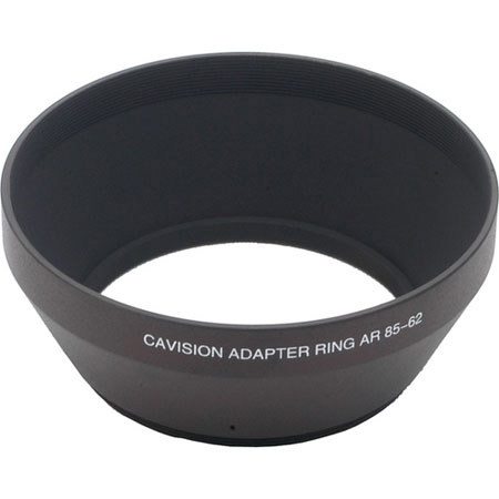 Cavision Conical Step-Up Ring, Front 85mm OD, Rear 62mm Thread, Depth 40mm