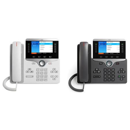 Cisco 8841 Wall Mountable Corded IP Phone, Charcoal