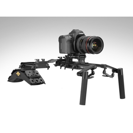 Cinevate DSLR Rig with Uno Grip Handles and Shoulder Mount v3
