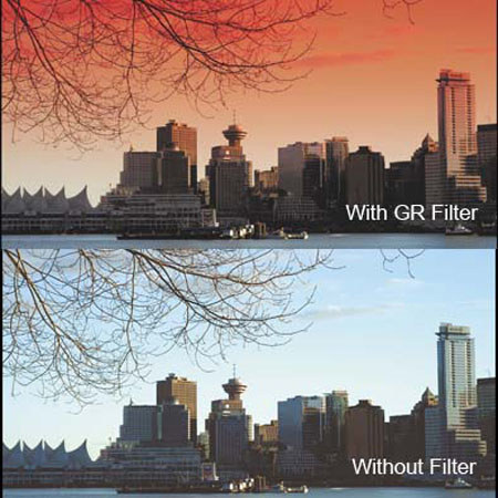Cavision 3" x 3" Graduated Red Glass Filter with 2mm Thickness #FTG4X4GR
