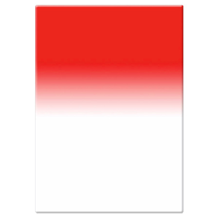 Cavision 3" x 4" Graduated Red Glass Filter, 3mm Thickness #FTG3X4GR