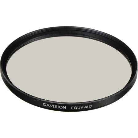 Cavision 95mm Coated Clear Glass Protection Filter with Threaded Back Mount