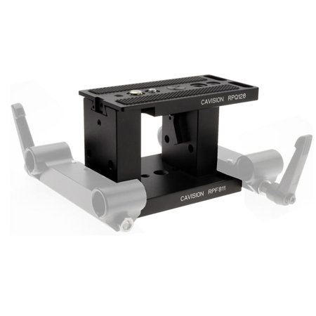Cavision Extra Sturdy Dual Riser Quick Release Support for 15/100mm Rods
