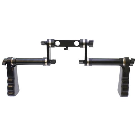 Cavision Dual Handgrips with Extension and Connector for 15mm/60mm Spaced Rods