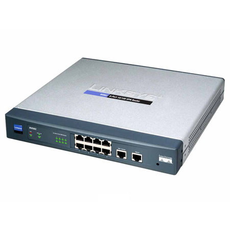 Cisco 8-port 10/100 Dual WAN VPN Router