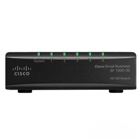 Cisco SF100D-05 5-Port 10/100 Desktop Switch