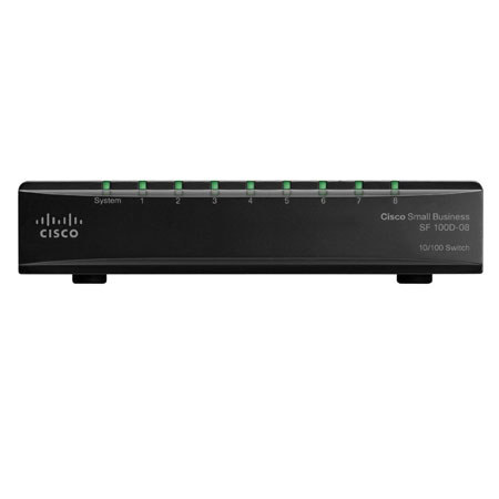 Cisco SF100D-08 8-Port 10/100 Desktop Switch