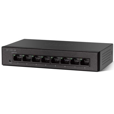 Cisco SF110D-08 8-Port 10/100 Desktop Unmanaged Switch