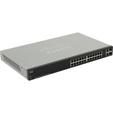 Cisco SF220-24P-K9 24-Port 10/100 PoE Smart Plus Switch