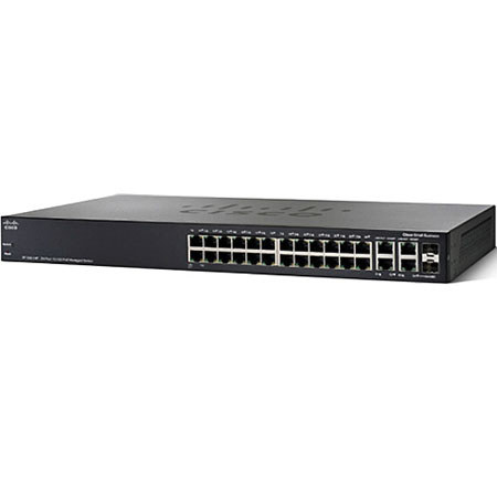 Cisco SF300-24P Managed 24-Port 10/100 PoE Ethernet Switch