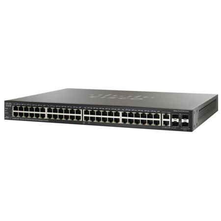 Cisco SF350-48M 48 Port 10/100 PoE+ Managed Switch, 382W Power Budget
