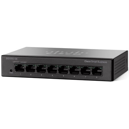 Cisco SG 100D-08 Unmanaged Gigabit Switch