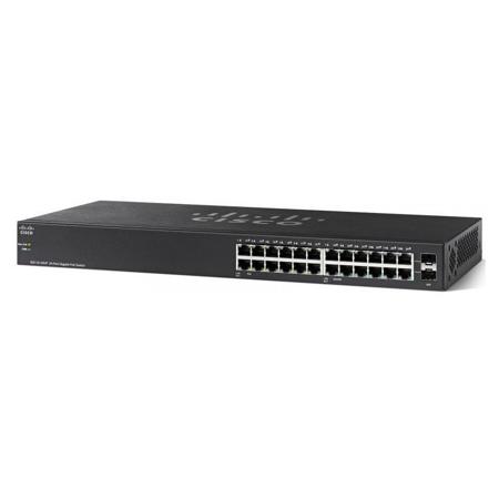 Cisco SG110-24 24 Port PoE 1U Rack Mountable Unmanaged Gigabit Switch