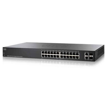 Cisco SG200-26FP 26-Port 10/100/1000 Gigabit PoE Smart Switch