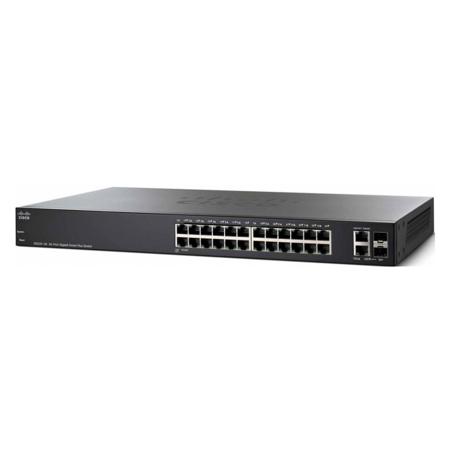 Cisco SG220-26-K9 24-Port 10/100/1000 Gigabit Smart Plus Switch