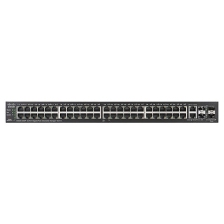 Cisco SG500-52P 52-Port Gigabit PoE Stackable Managed Switch