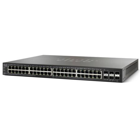 Cisco SG500X-48MPP 48 Port Gigabit + 4x 10 Gigabit Maximum PoE+ Switch