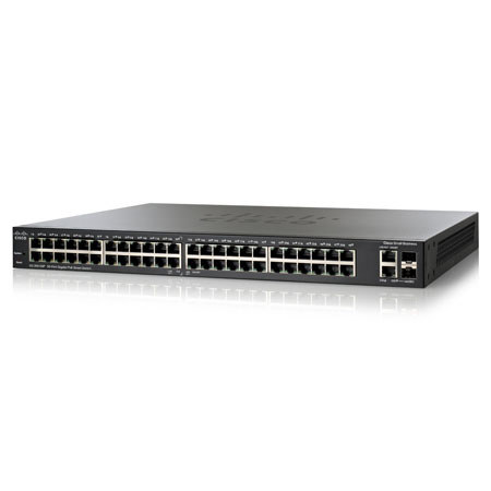 Cisco SG200-50P 50-Port 10/100/1000 Gigabit PoE Smart Switch