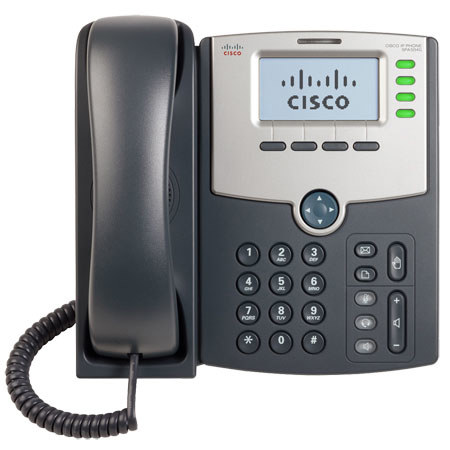 Cisco SPA504G Wired 4-Line IP Phone with 2-Port Switch