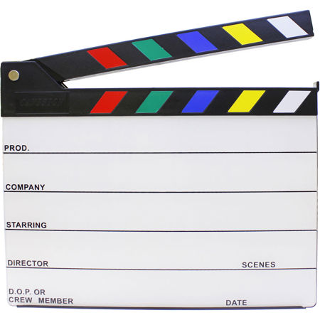 Cavision Next-Gen Souvenir Slate with Color Clapper Sticks