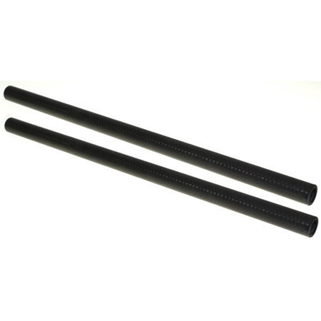 Cavision 15mm Lightweight Carbon Fiber Rod for Camera Rig, 16" Long, Pair