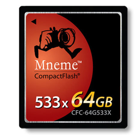 Shining Technology 64GB Mneme CF Memory Card + 533x Speed