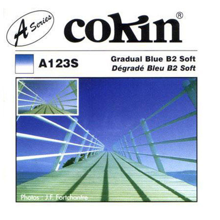 Cokin A123S B2 - Graduated Blue Filter - Soft Edge, 1 2/3-Stops, A-Series