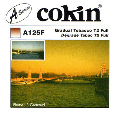 Cokin A125F T2 - Graduated Tobacco Filter - Full, 2-Stops, A-Series