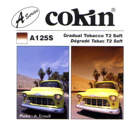 Cokin A125S T2 - Graduated Tobacco Filter - Soft Edge, 2-Stops, A-Series