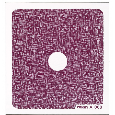 Cokin 66x72mm Center Spot Filter for A Series Holder, 2 f/stops, Red