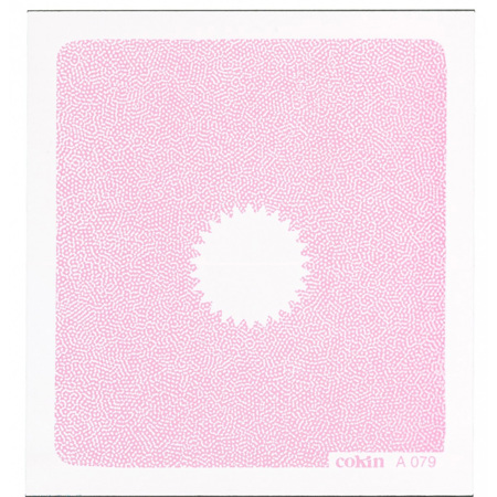 Cokin 66x72mm Center Spot Filter for A Series Holder, Wide Angle Pink