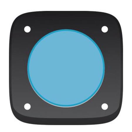Cokin 66x72mm Pola-Color Glass Filter for A Series Holder, 1.1/3 f/stops, Blue